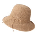 Female Summer Fisherman Straw Hat Sunscreen Sunhat Korean Style Foldable Outing Wide Brim Beach hat